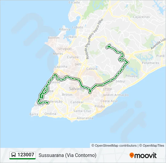 123007 Bus Line Map