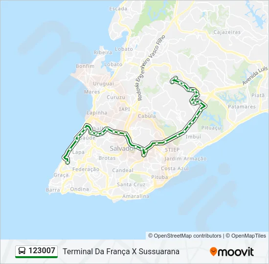 123007 Bus Line Map