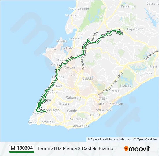 130304 Bus Line Map