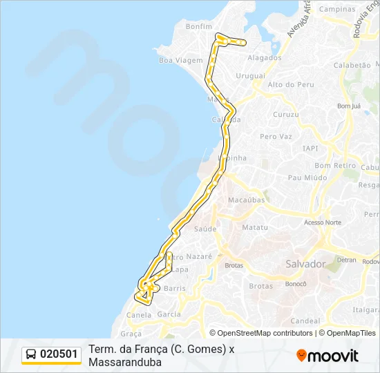 020501 Bus Line Map