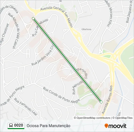0020 Bus Line Map