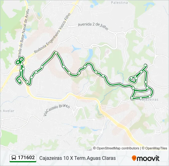 171602 Bus Line Map