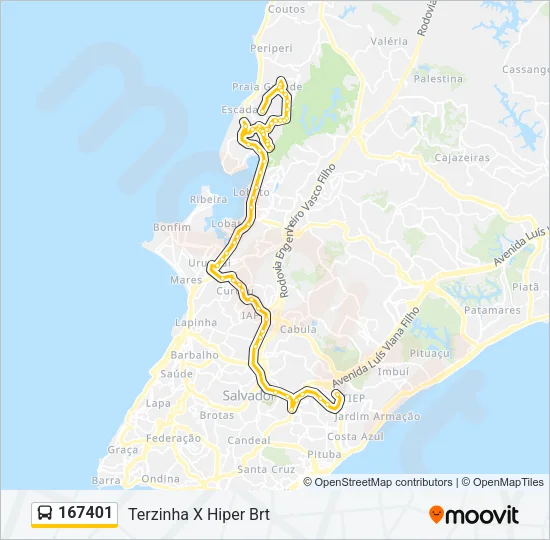 167401 Bus Line Map