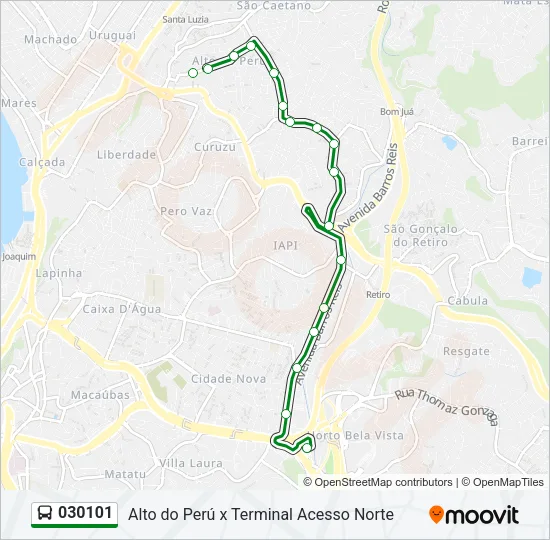 030101 Bus Line Map
