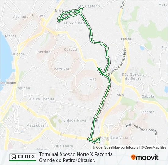030103 Bus Line Map