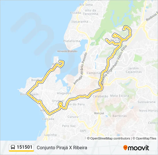 151501 Bus Line Map