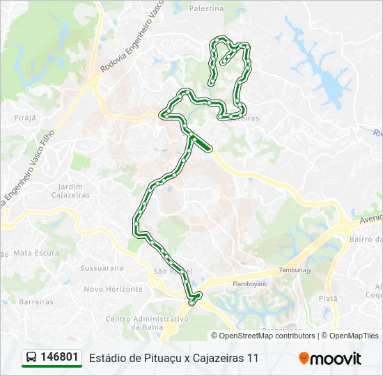 146801 Bus Line Map