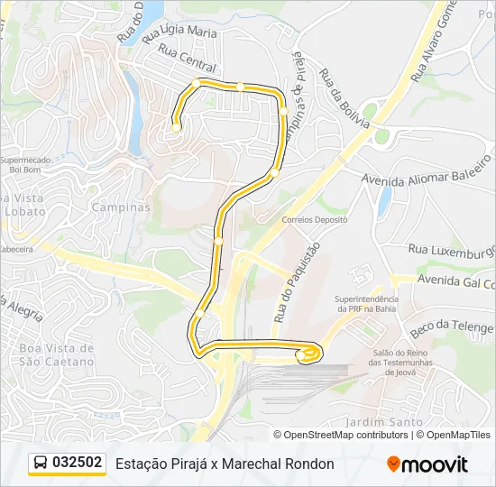 032502 Bus Line Map