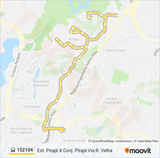 152104 Bus Line Map