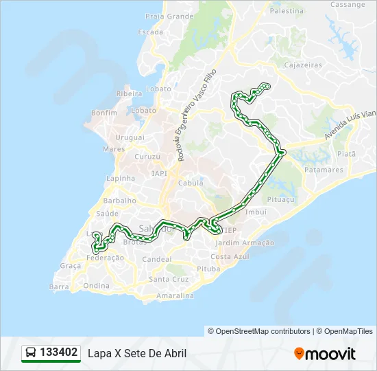 133402 Bus Line Map