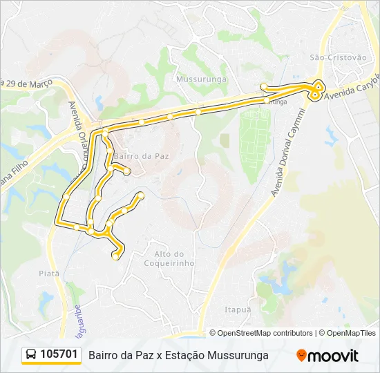 105701 Bus Line Map