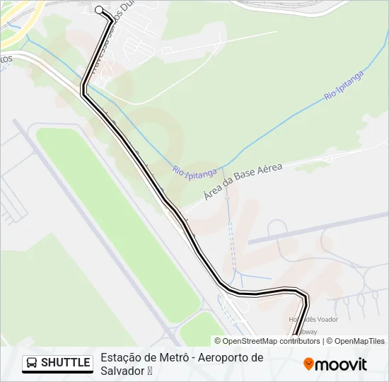 SHUTTLE Bus Line Map
