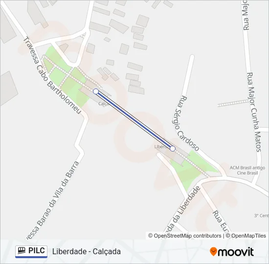 PILC Funicular Line Map