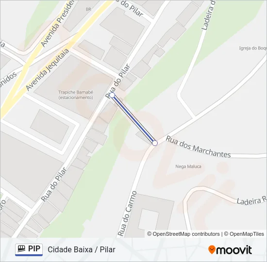 PIP Funicular Line Map