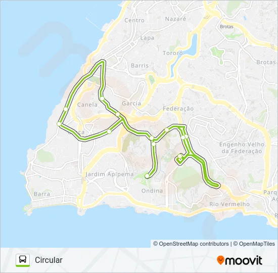 ROTA B-02 Bus Line Map