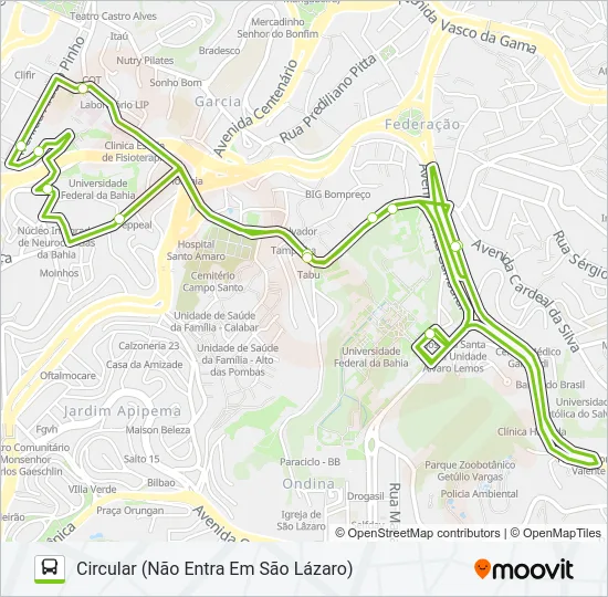 ROTA B-04 Bus Line Map