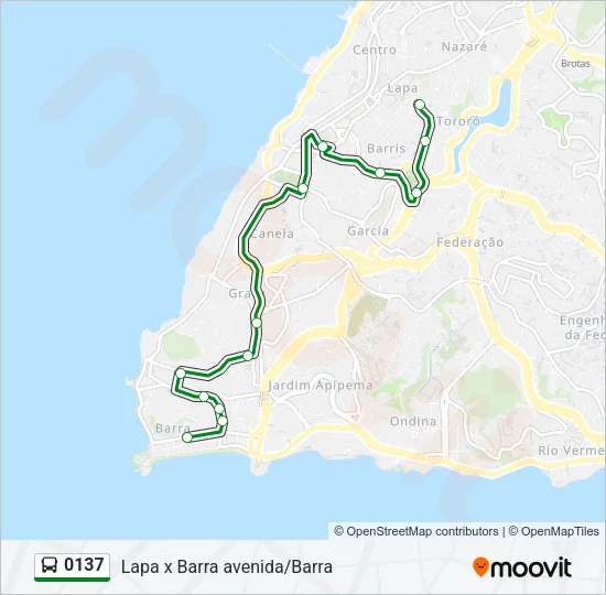 0137 Bus Line Map
