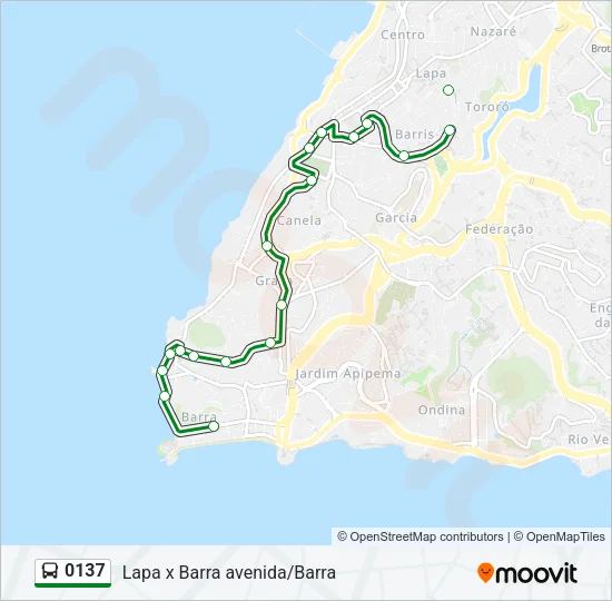 0137 Bus Line Map
