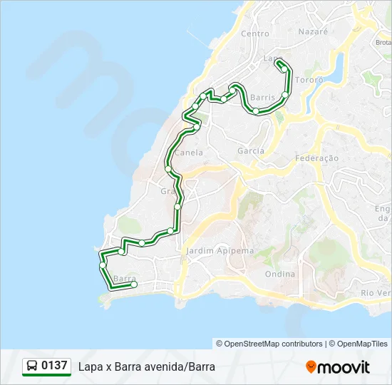 0137 Bus Line Map