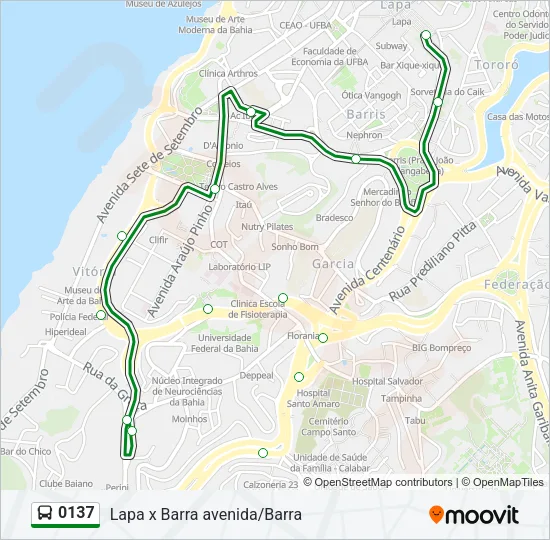 0137 Bus Line Map