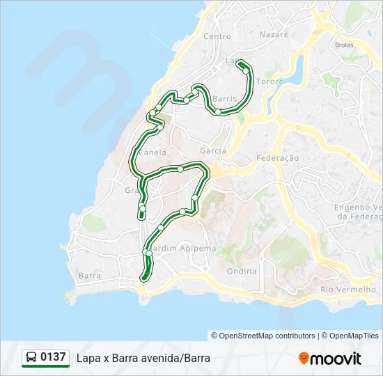 0137 Bus Line Map