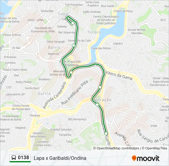 0138 Bus Line Map