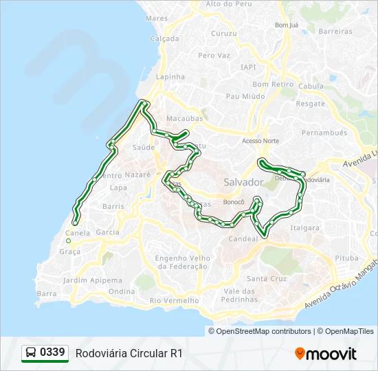 0339 Bus Line Map