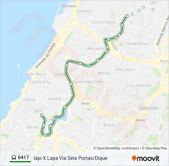 0417 Bus Line Map