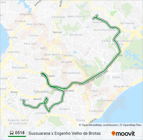 0518 Bus Line Map
