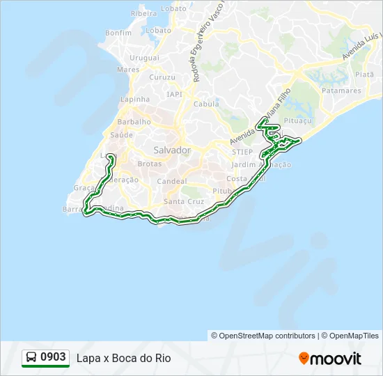 0903 Bus Line Map