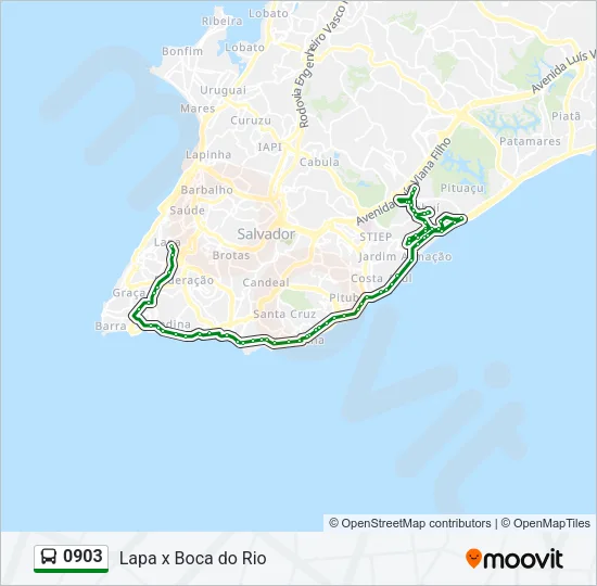 0903 Bus Line Map