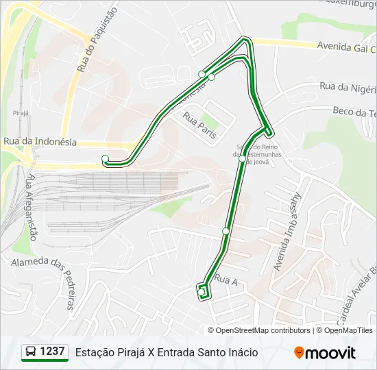 1237 Bus Line Map