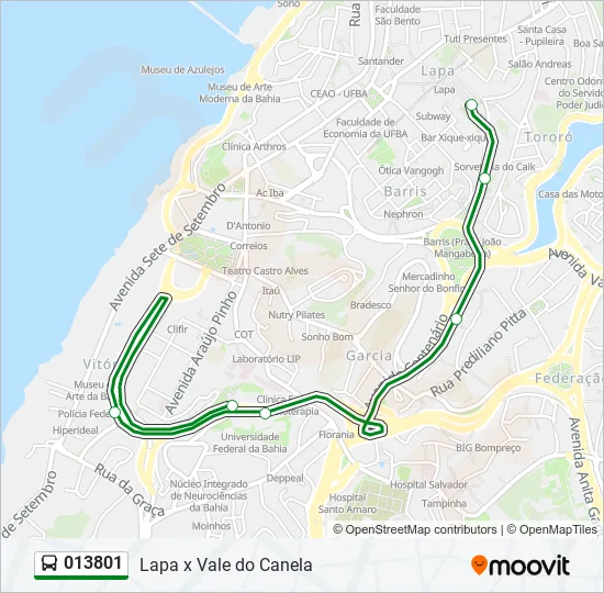 013801 Bus Line Map