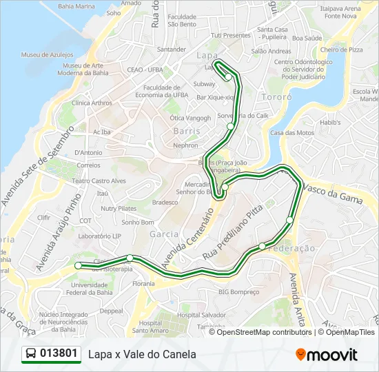 013801 Bus Line Map