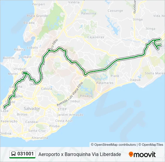 031001 Bus Line Map