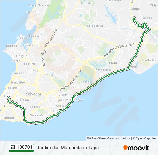 100701 Bus Line Map