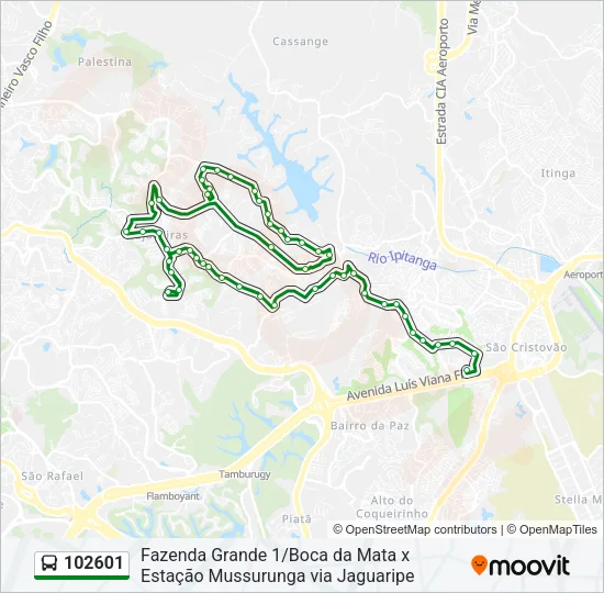 102601 Bus Line Map