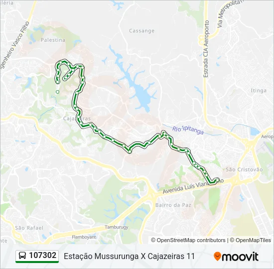 107302 Bus Line Map