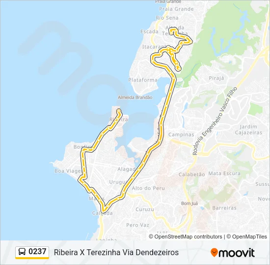 0237 Bus Line Map