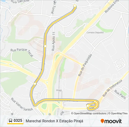 0325 Bus Line Map