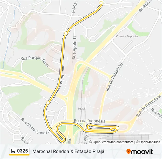 0325 Bus Line Map
