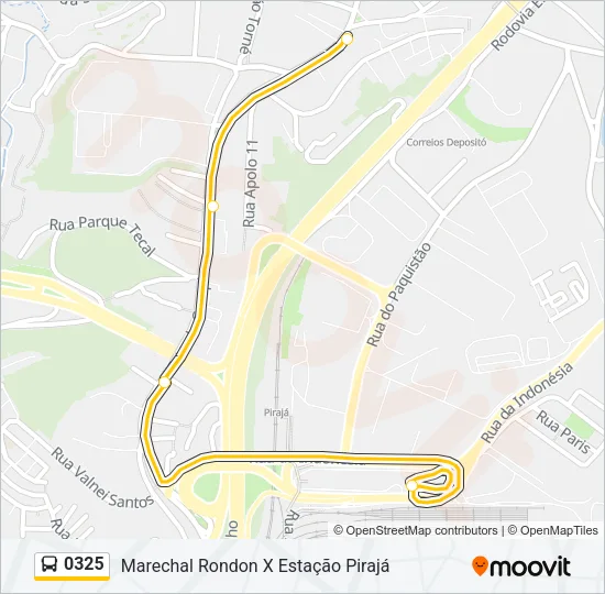 0325 Bus Line Map