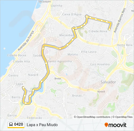 0420 Bus Line Map