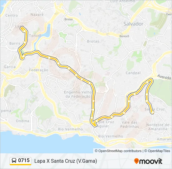 0715 Bus Line Map