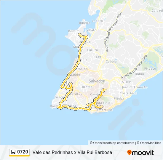 0720 Bus Line Map