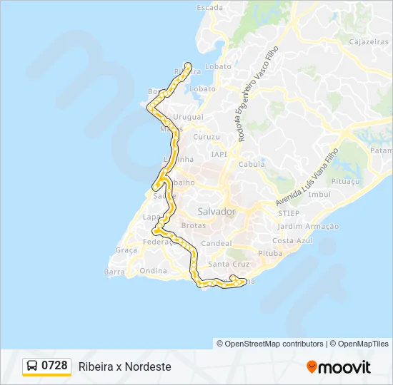 0728 Bus Line Map