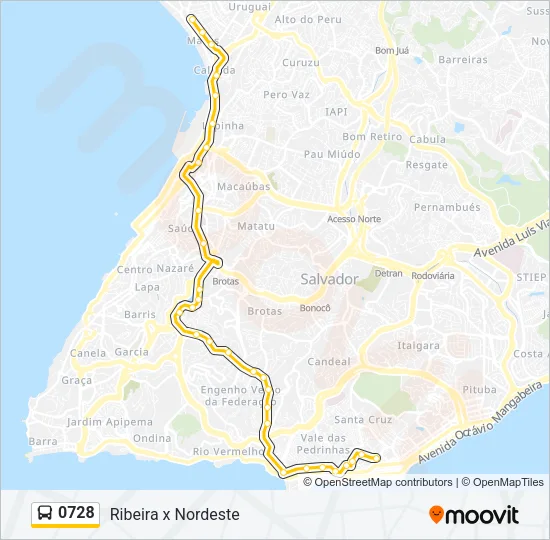 0728 Bus Line Map
