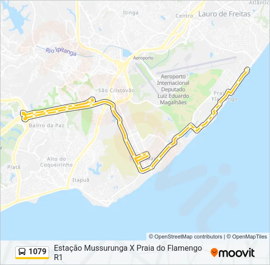 1079 Bus Line Map