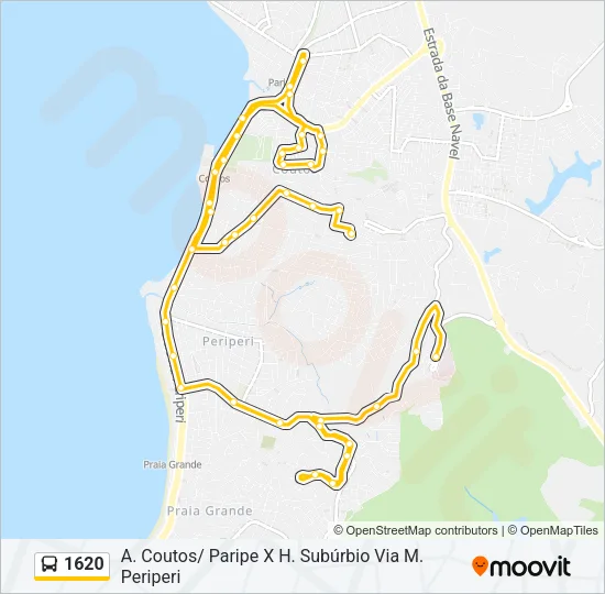 1620 Bus Line Map