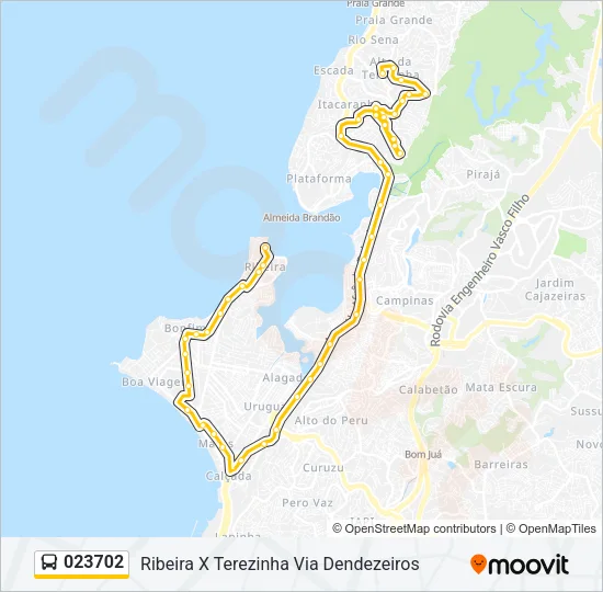 023702 Bus Line Map